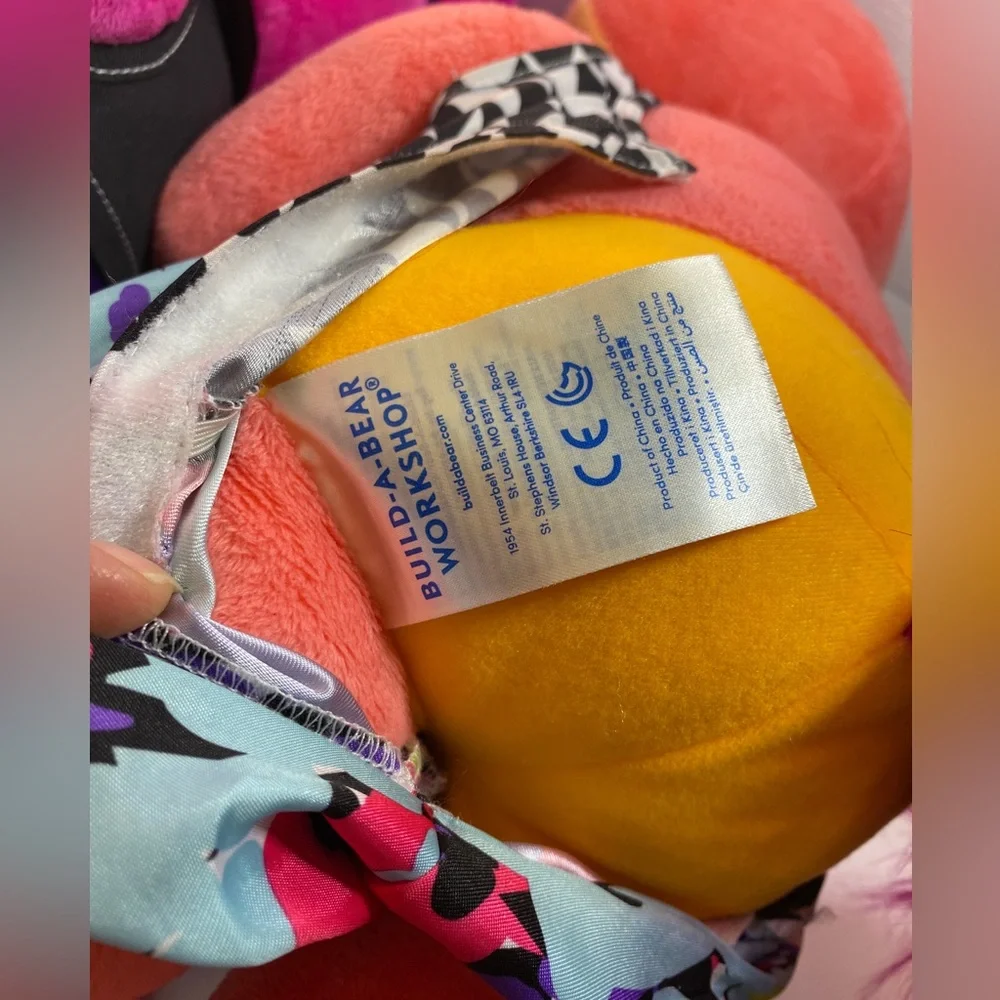 20" Build A Bear Honey Girl Risa Pink & Misha Rock Stars Singing Plushes BAB - Picture 10 of 13